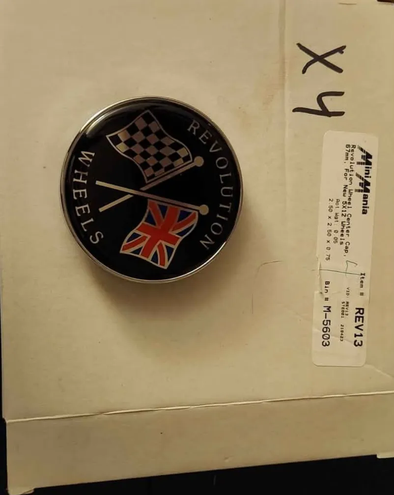 Center caps, will fit 5x12 revolution rims with 67 MM centers set of 4 - body 1