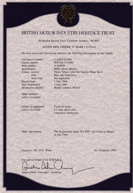 1964 Austin Mini Cooper S thumbnail 17