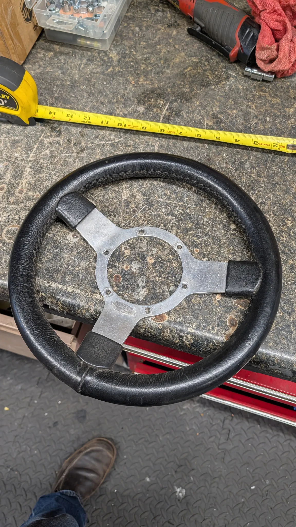 Mountney steering wheel. 12inch. No hub - body 1