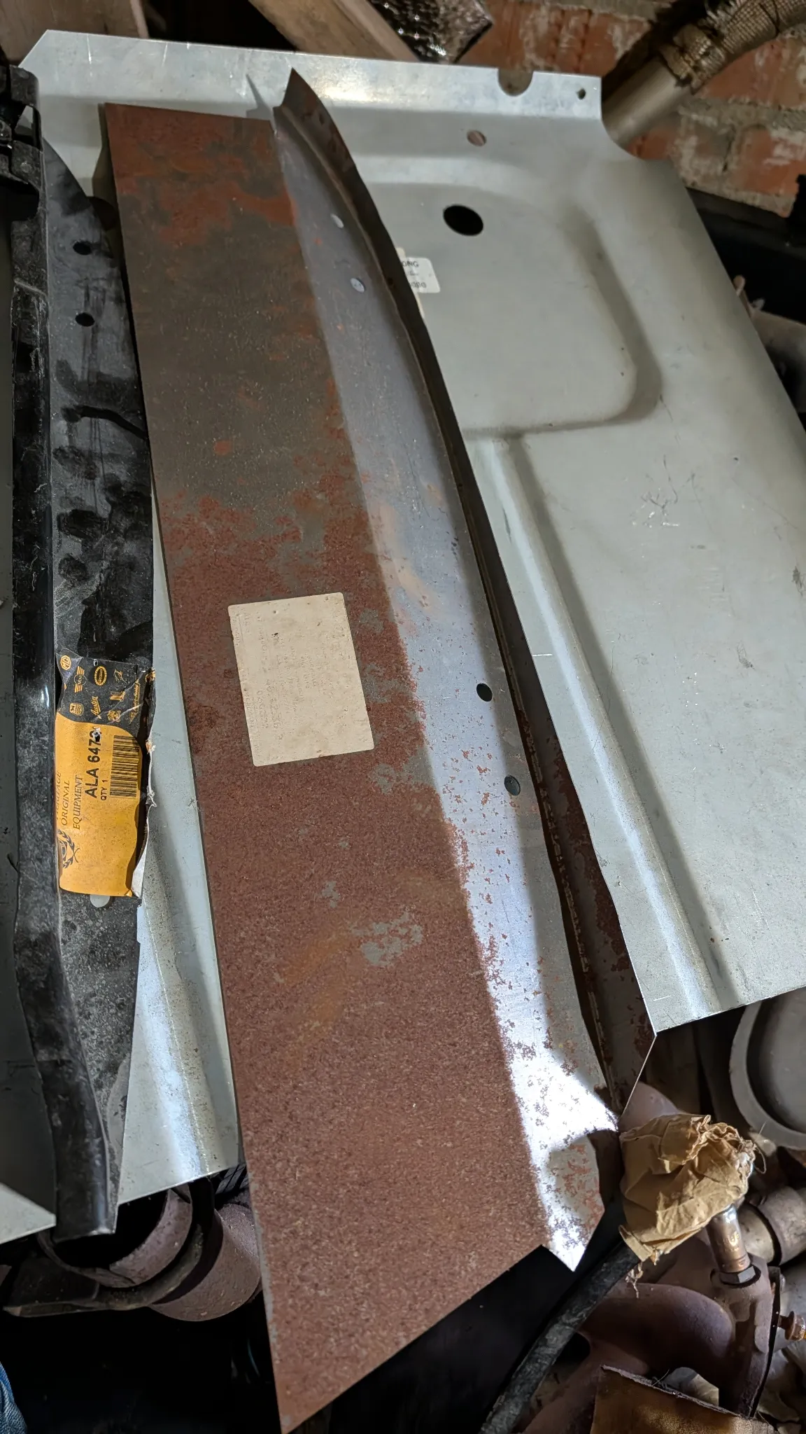 Mk2 2. Onward left a pillar rebuild panels. Sheet metal. With large floor panel. thumbnail 6