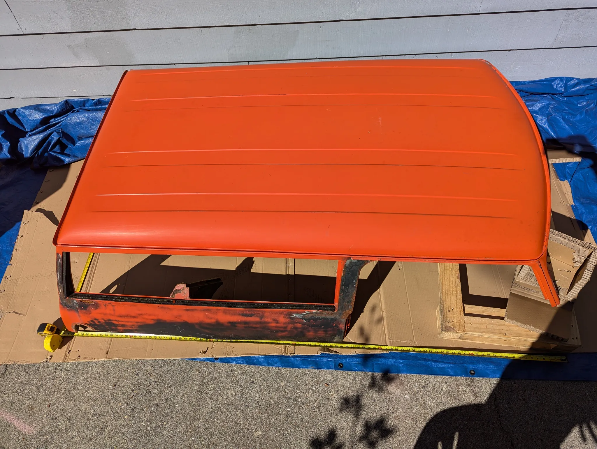 Classic Mini Traveller / Countryman / Estate and Van (for roof only) ribbed Roof Panel - body 1