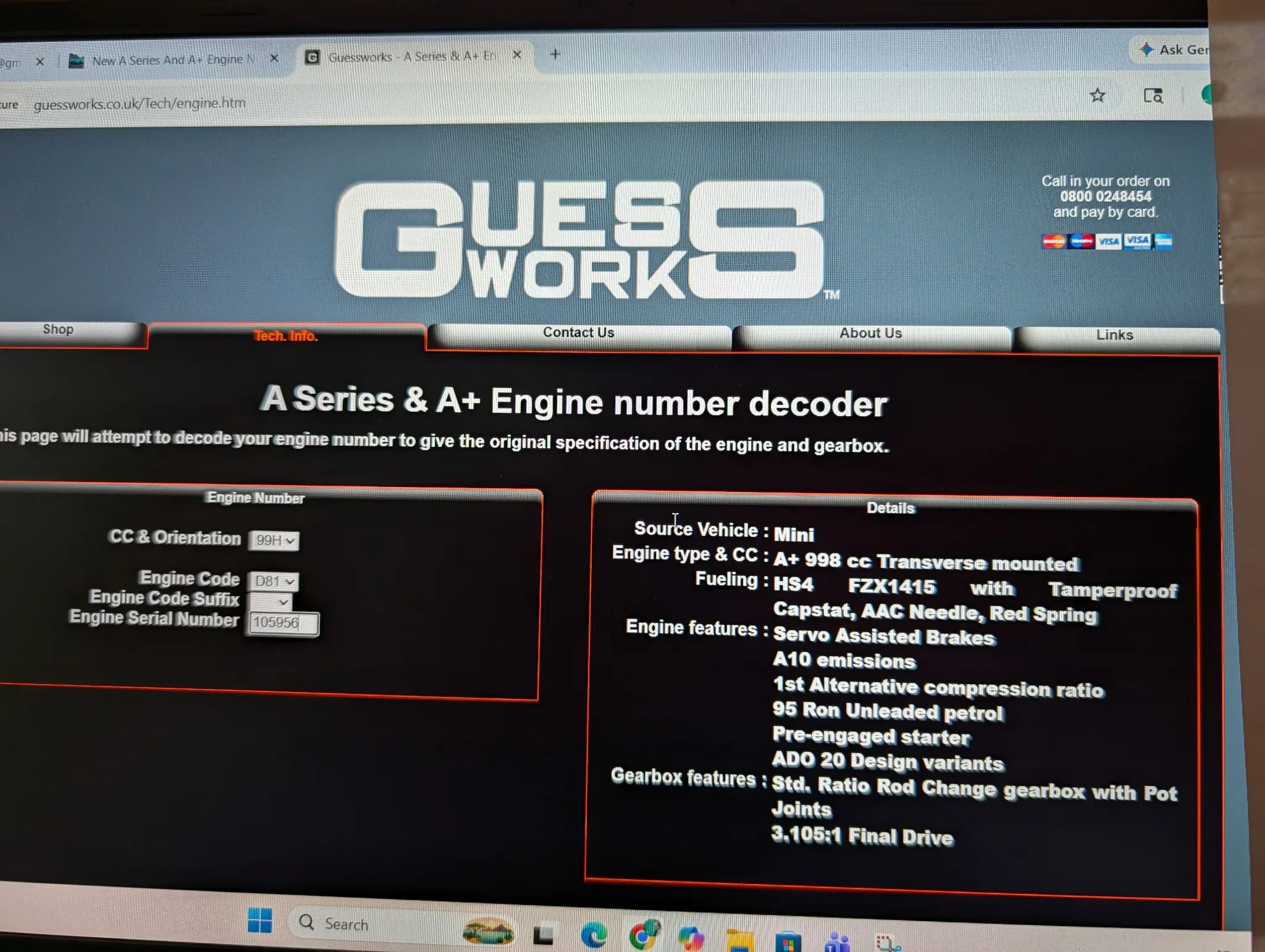 998A+ long block in VGC with many additional parts thumbnail 3