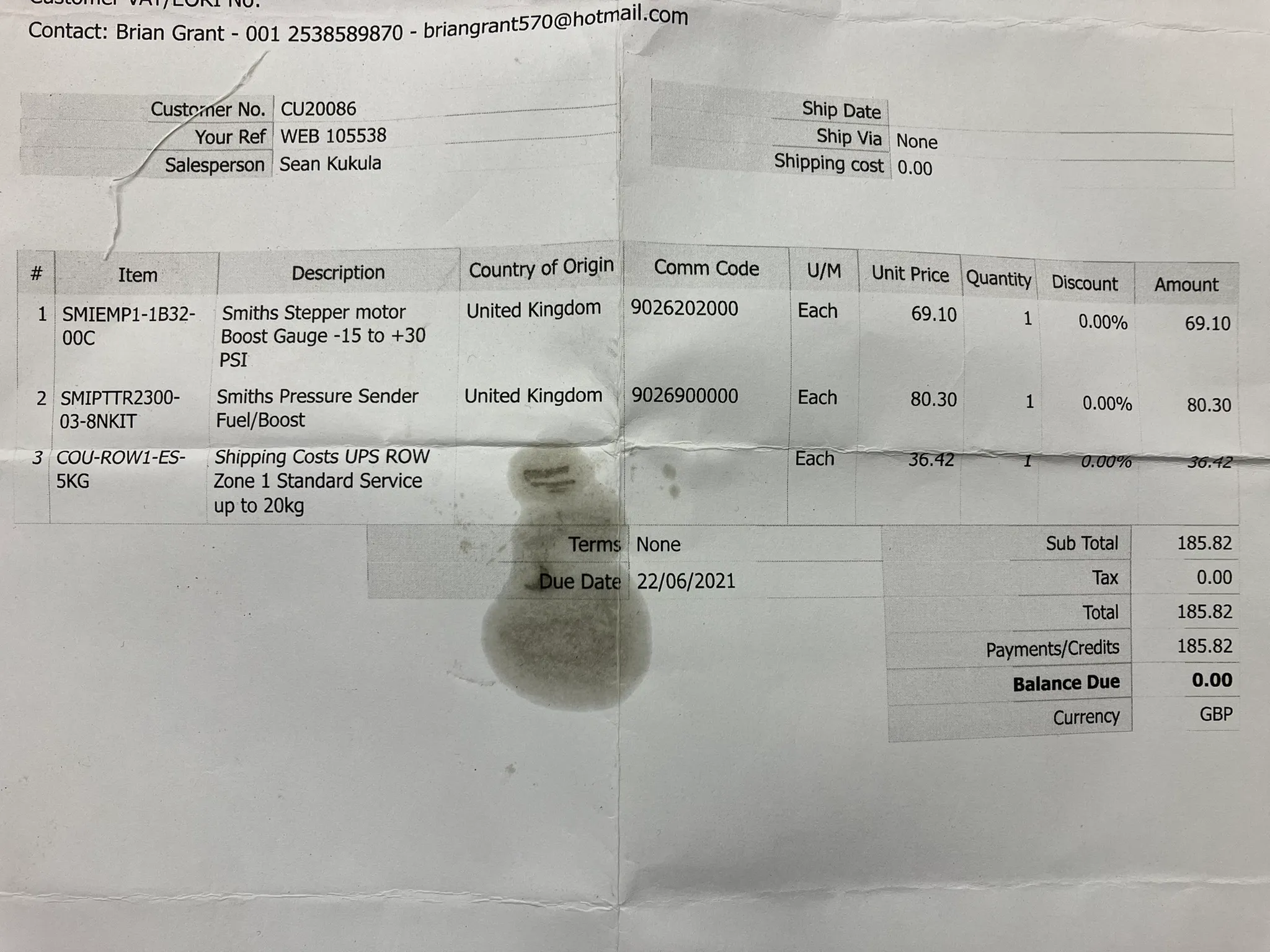 Smiths Boost Gauge thumbnail 6
